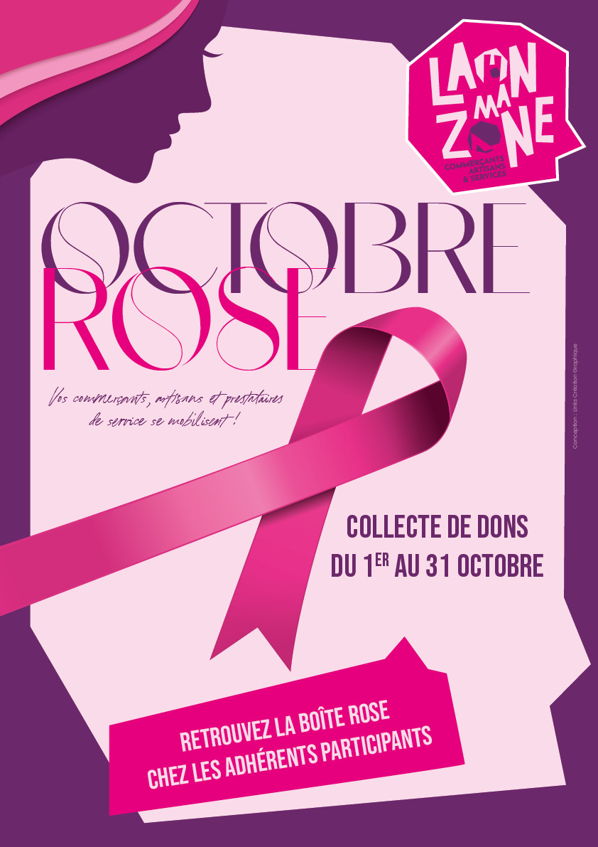 Affiches Laon MaZone octobre rose 2025