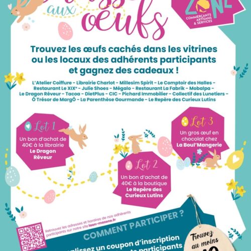 Chasse aux œufs de Pâques 2026