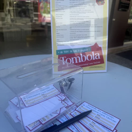Résultats de la tombola de la braderie d'été